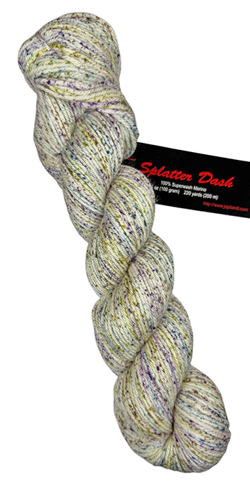 Jojoland Splatter Dash - After the Frost (Color #SD070) - TEN SKEINS