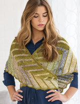 A Noro Akari and Sonata Pattern - Spring Woodlands Crochet Shawl #22 (PDF)