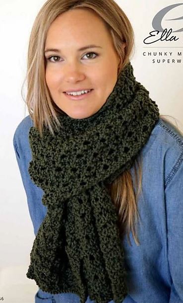 An Ella Rae Chunky Merino Superwash Pattern - Steph Scarf (PDF)