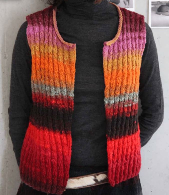 A Noro Pattern - Stepped Waistcoat (PDF)