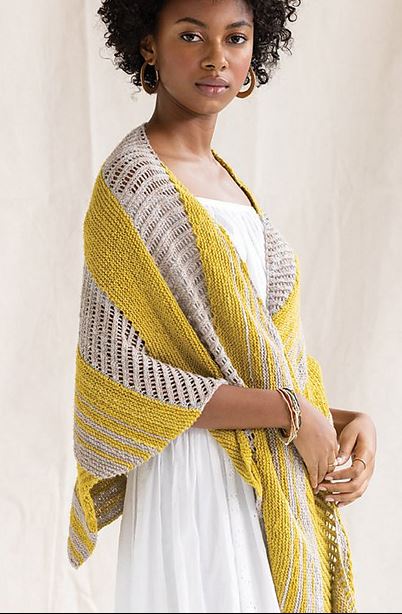 Summer Citrus Shawl #06 - A Noro Sonata Pattern (PDF)