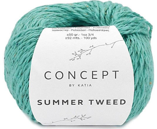 Katia Concept Summer Tweed - Pastel Turquoise (Color #66)