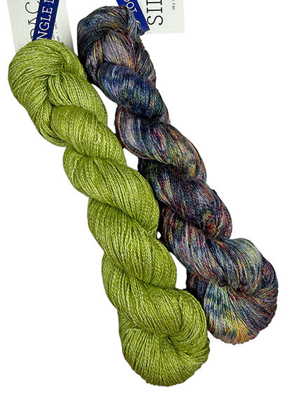 Malabrigo Silkpaca One of a Kind Bag - Sunset at the Grove (2 SKEINS)