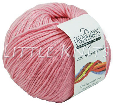 Cascade 220 Superwash - Light Peachy Pink (Color #1941) - Dye Lot 7I8138