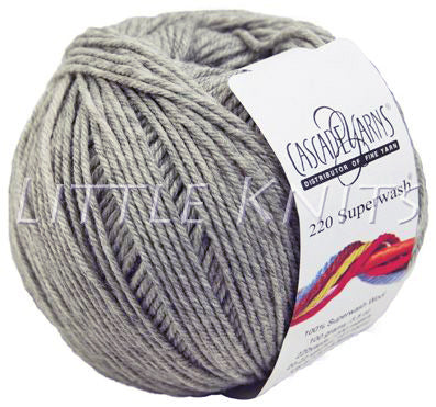 Cascade 220 Superwash - Silver Grey (Color #1946)