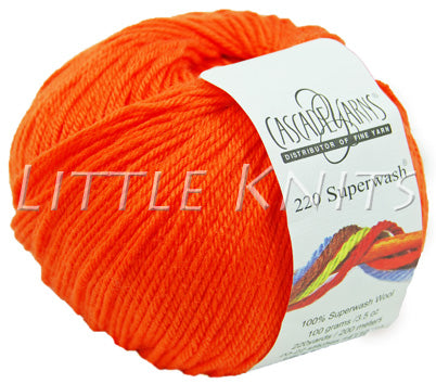 Cascade 220 Superwash - Blaze (Color #1952)