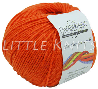 Cascade 220 Superwash - Pumpkin (Color #822)
