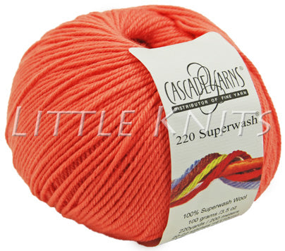 Cascade 220 Superwash - Coral (Color #827)