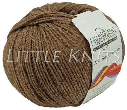 Cascade 220 Superwash - Walnut Heather (Color #862) - FULL BAG SALE (5 Skeins) - NOT MACHINE WASHABLE