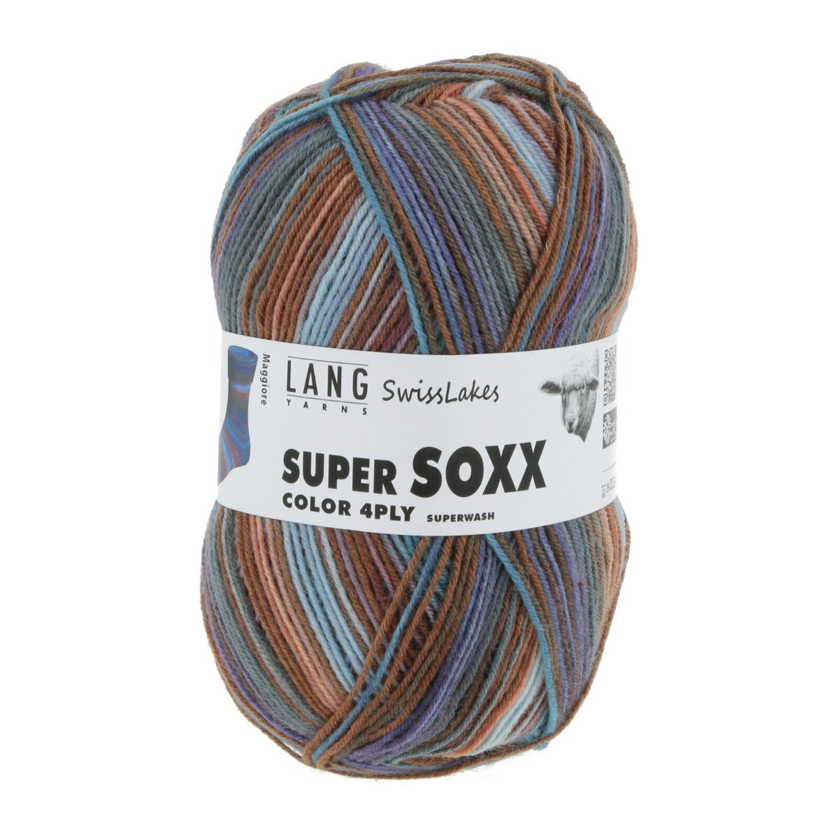 Lang Super Soxx Swiss Lakes - Maggiore (Color #357)