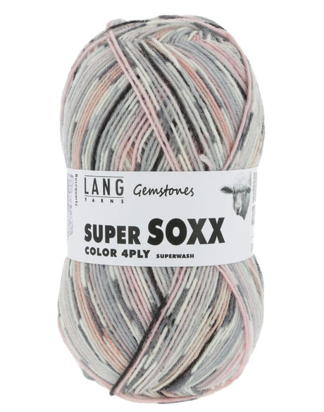 !Lang Super Soxx Gemstones - Rosequartz (Color #389) - FULL BAG SALE (5 Skeins)