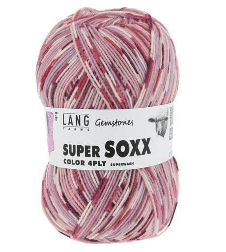 !Lang Super Soxx Gemstones - Ruby (Color #391)