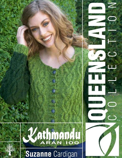 A Queensland Kathmandu Aran 100 Pattern - Suzanne Cardigan (PDF)