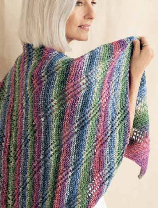 A Noro Enka Pattern - Sweeping Waves knitting pattern on sale at Little Knits