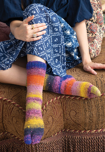 Tabi Socks (PDF) - A Noro Tabi Pattern