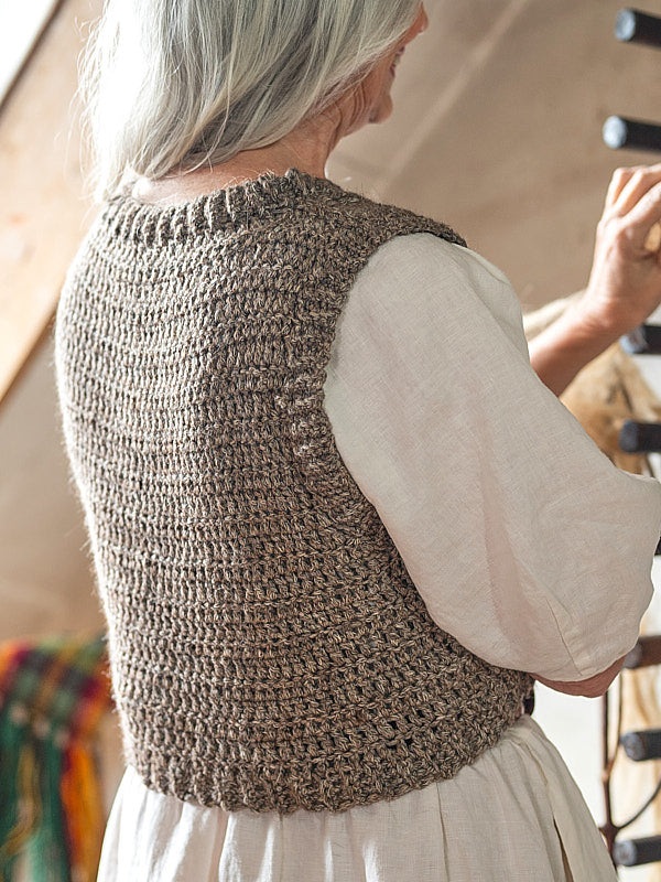 A Berroco Hearthside Pattern - Talbot Vest - Crochet (PDF)