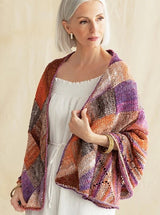 Noro Enka Pattern - Tangerine Eyelet Wrap (PDF)