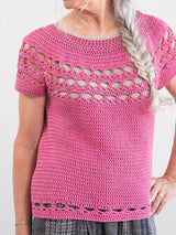 A Berroco Pima Soft Pattern - Tatin Crochet Top (PDF File)