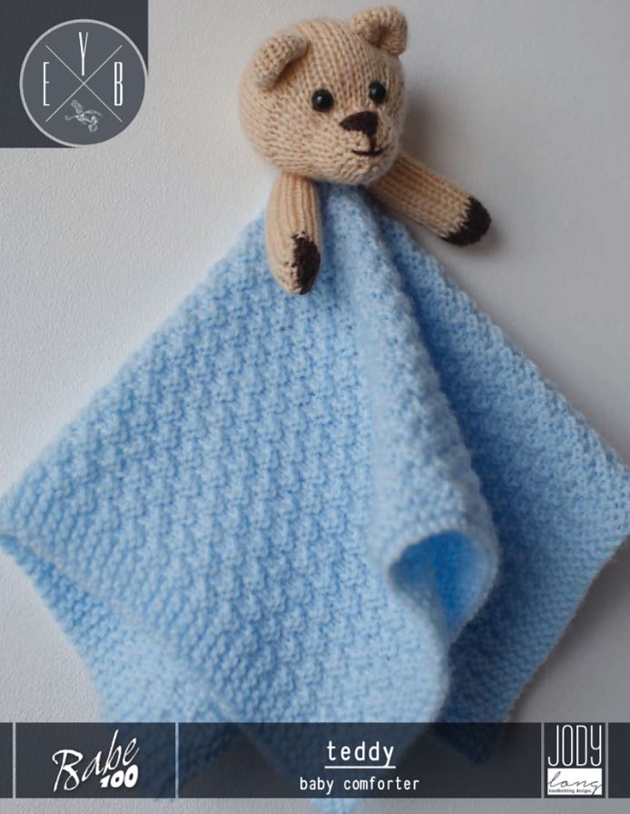 Teddy Baby Comforter - Free with Purchases of 3 Skeins of Babe 100 (PDF File)