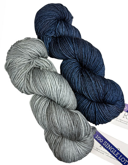 Malabrigo Rios One of a Kind - The Cool Pair (TWO SKEINS)