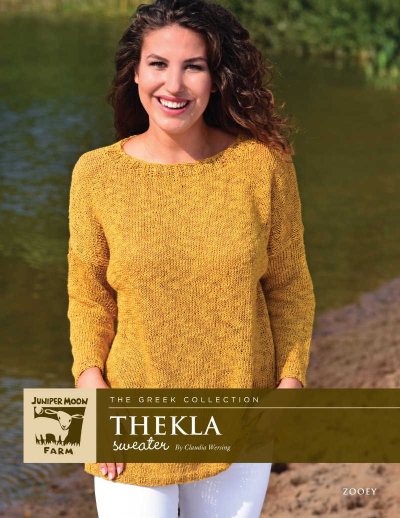 A Juniper Moon Farm Zooey Pattern - Thekla Sweater (PDF)
