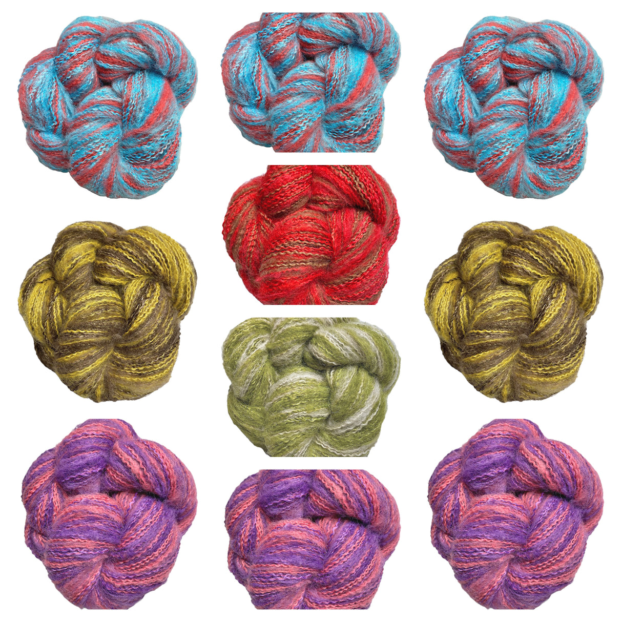 HIKoo Timidity TEN SKEIN MYSTERY BAG - 4/3/3 Color Split - 75% OFF SALE!