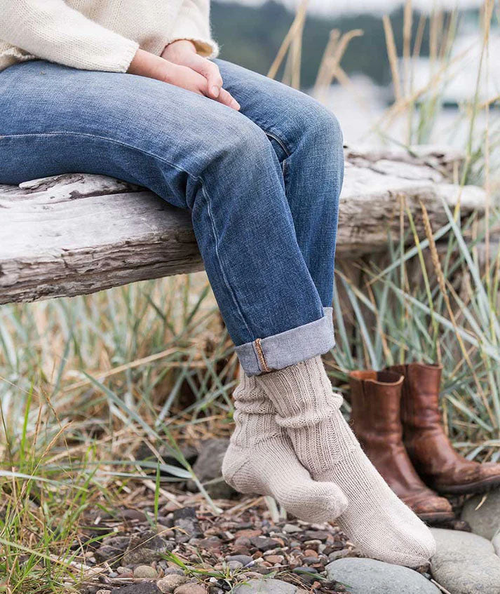 A Churchmouse Yarns and Teas Pattern - Simple Toe-Up Sock (PDF)