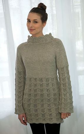 A Mirasol Pattern - Top-Down Lace Tunic (PDF)