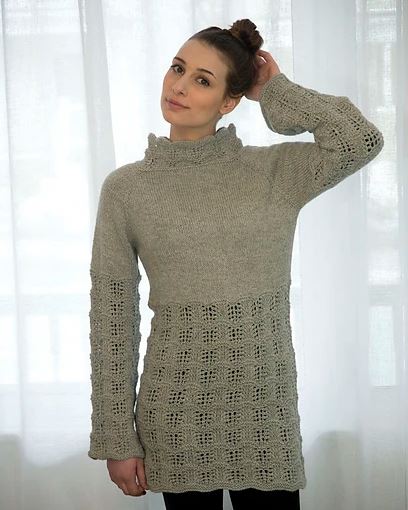 A Mirasol Pattern - Top-Down Lace Tunic (PDF)