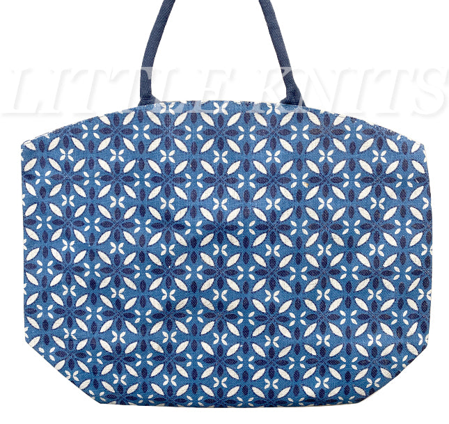 Large Patterned Tote Bag - Flourish