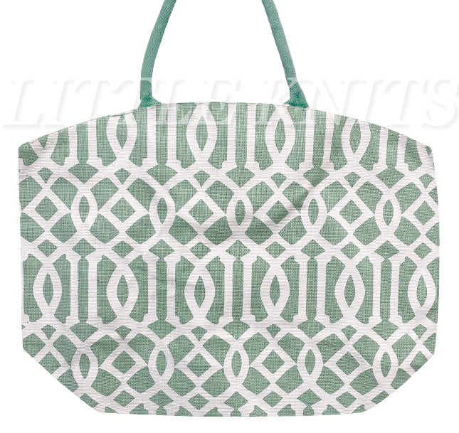 Large Patterned Tote Bag - Safe Haven