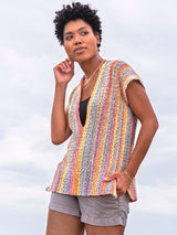 A Berroco Vivo Pattern - Tourmaline Crochet Cardigan (PDF)