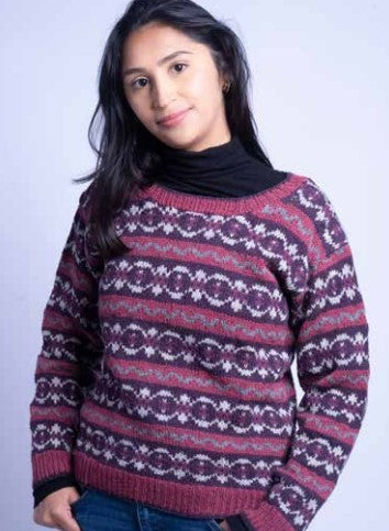 A Juniper Moon Patagonia Organic Merino Pattern - Trisha Sweater (PDF)