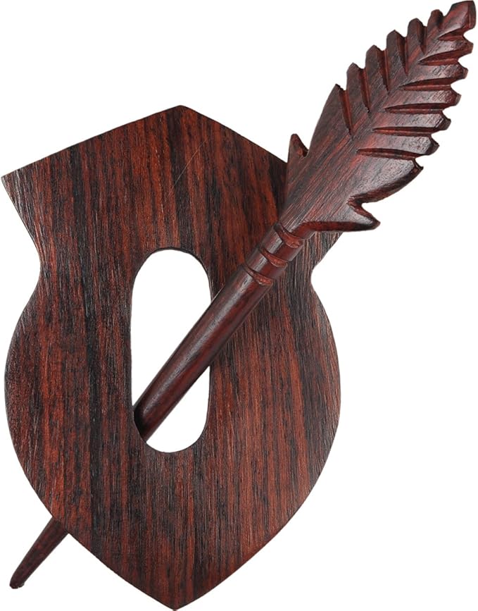 Knitter's Pride Exotica Series Shawl Sticks With Brooch - Tulip