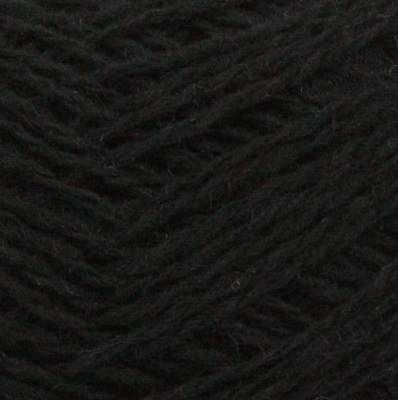 Jamieson's of Shetland Ultra Lace Weight Yarn - Black (Color #999)