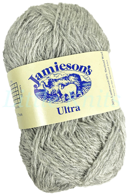 Jamieson's of Shetland Ultra Lace Weight Yarn - Silver (Color #314)