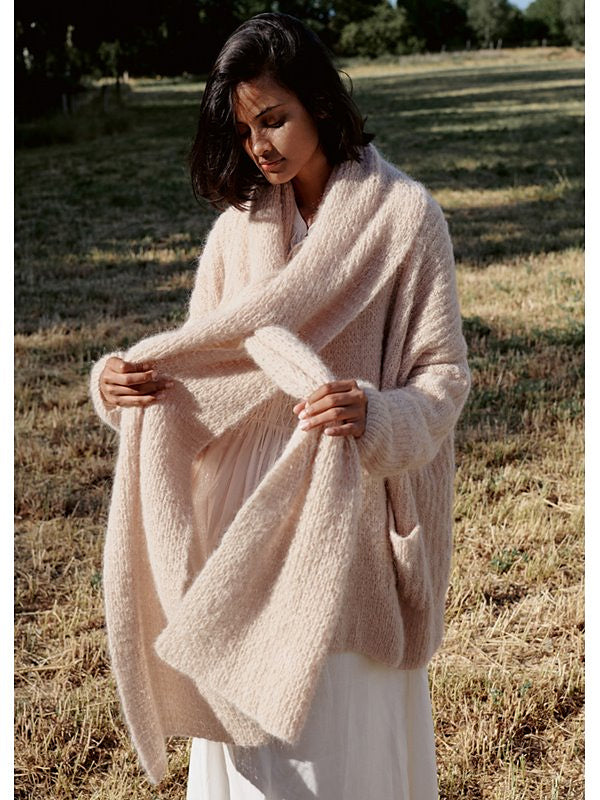 A Lana Grossa Setasuri Pattern - Double Stranded Scarf 12 (PDF)