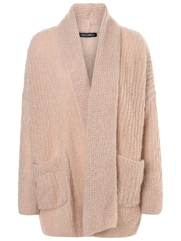 A Lana Grossa Setasuri Pattern - Double Stranded Cardigan 11 (PDF)