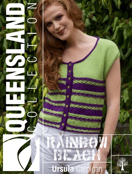 A Queensland Rainbow Beach Pattern - Ursula Cardigan - PDF File