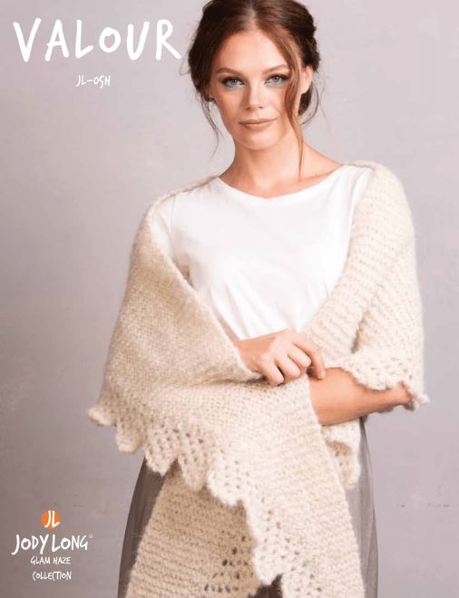 A Jody Long Glam Haze Pattern - Valour Shawl (PDF File)