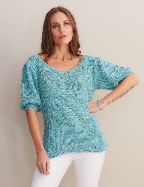 A Gedifra Fior di Seta Color Pattern - Vania Pullover (PDF)