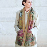 A Varanasi Crochet Scarf with Pockets - PDF Pattern - FREE WITH PURCHASES OF WITH $50 -  ONE FREE GIFT PER ORDER