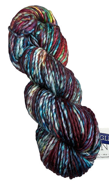 Malabrigo Noventa One of a Kind Colors - Very Berry Skies - 125 Gram Hanks