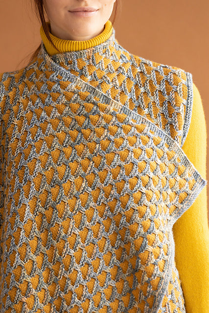 An Ella Rae Cashmereno Sport Pattern - Leonine Vest (PDF)