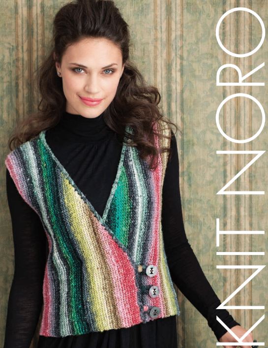 A Noro Taiyo Pattern - Sideways Stripes Vest (PDF)