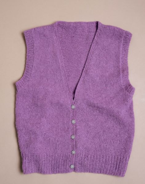 !A Navia Uno & Alpakka Pattern - Open Vest for Ladies - AVAILABLE ON RAVELRY (LINK & DETAILS IN DESCRIPTION)