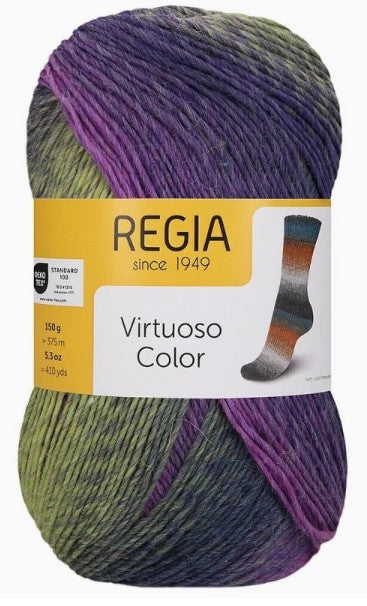 Regia Virtuoso - Midnight Orchard (Color #3070) - FULL BAG SALE (5 SKEINS)
