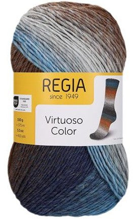 Regia Virtuoso - Earth, Wind & Blue Skies (Color #3076) - FULL BAG SALE (5 SKEINS)