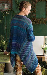 A Noro Silk Garden Pattern - Waterfall Cardigan (PDF)