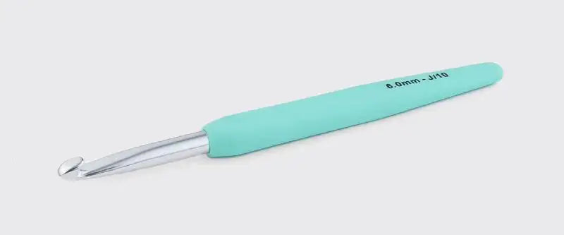 KnitPro Waves 2.0 Single-Ended Crochet Hooks - J (6.00mm)